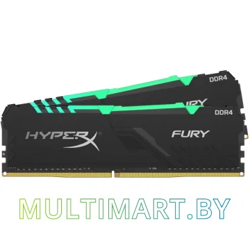 Оперативная память HyperX Fury RGB 8GB DDR4 PC4-19200 (HX424C15FB3A/8) картинка 5
